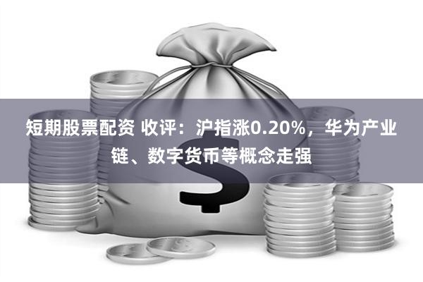 短期股票配资 收评：沪指涨0.20%，华为产业链、数字货币等概念走强