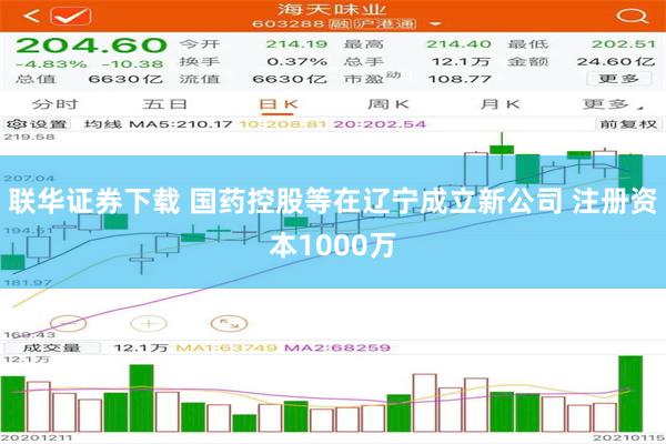 联华证券下载 国药控股等在辽宁成立新公司 注册资本1000万